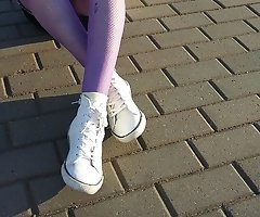 Hottest upskirt peek caught on cam