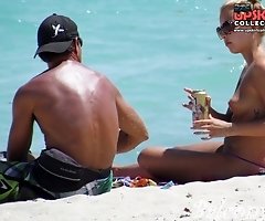 Hot ass naked of cute bikini woman